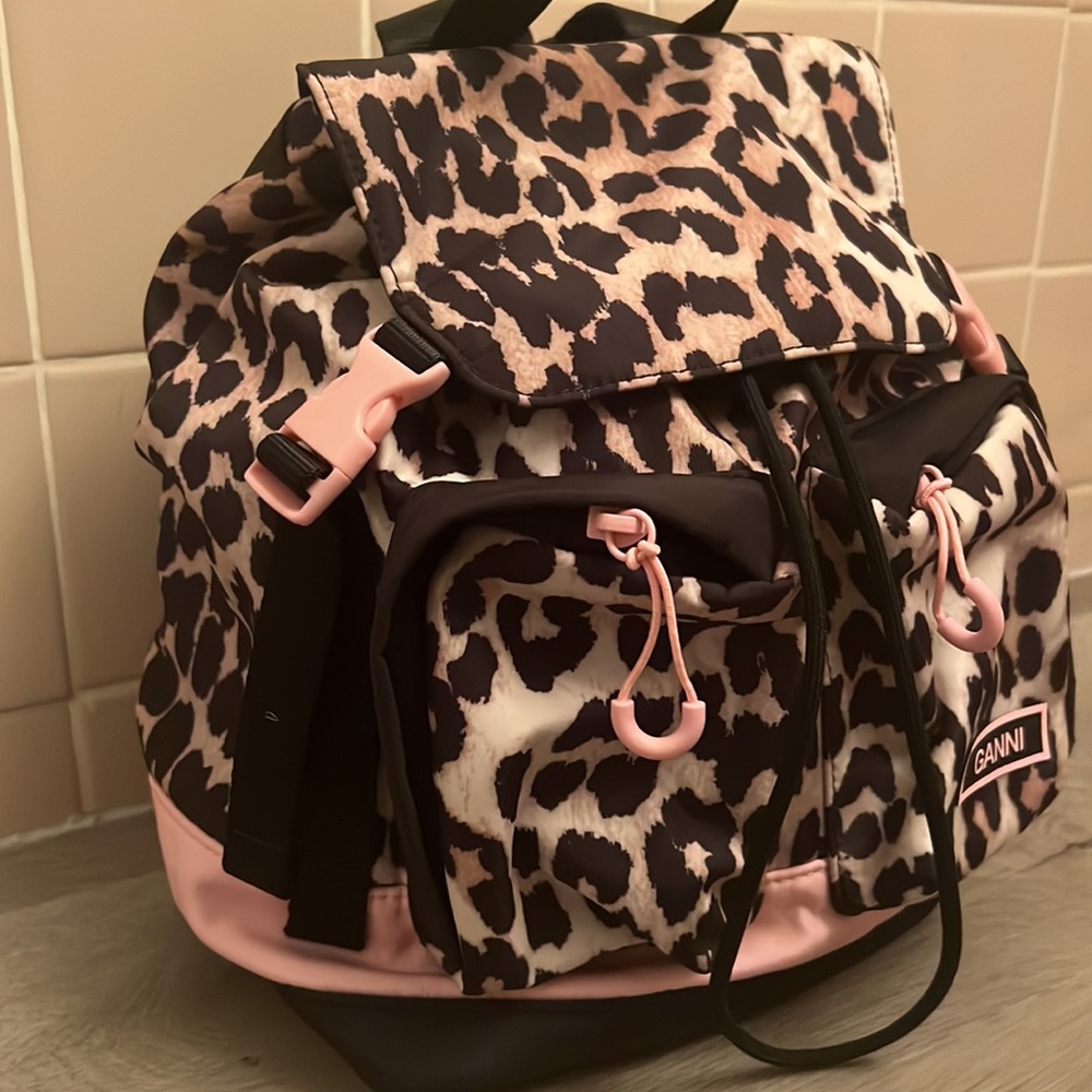 BNWT Ganni Nylon Mini Backpack - Picture 4 of 7